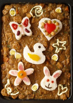 みんなで楽しく♪ホットプレートデコカレー-レシピのメイン写真