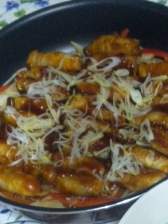 エリンギの豚肉巻き甘酢あん-レシピのメイン写真