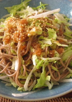 梅風味蕎麦サラダ-レシピのメイン写真