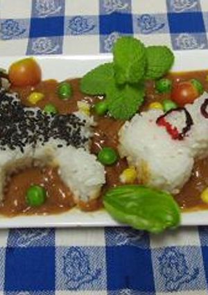 ☆デコカレー☆カレーでシュナ☆-レシピのメイン写真