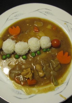 もぐもぐだんごむし花畑カレー-レシピのメイン写真