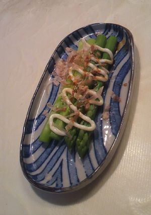 アスパラをおかかマヨ醤油で♪-レシピのメイン写真