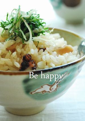 昆布茶でタコ飯。-レシピのメイン写真