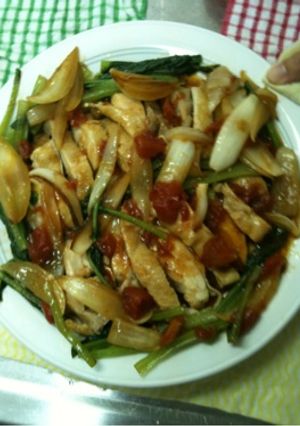 鳥のトマト煮込み-レシピのメイン写真