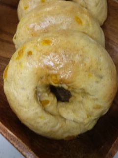 爽やかダブルマンゴーベーグル-レシピのメイン写真