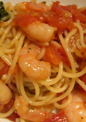 エビとトマトの冷製パスタ-レシピのメイン写真