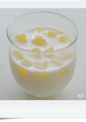 氷パイン&ミルク-レシピのメイン写真