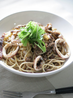 イカのワタのパスタ♪-レシピのメイン写真