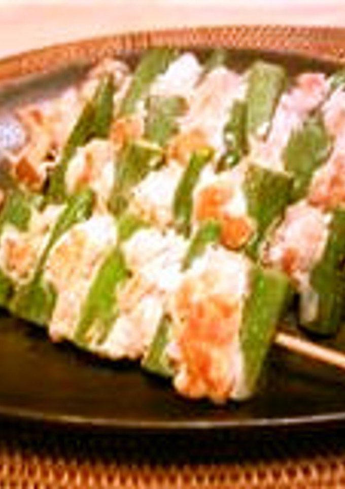 豚とオクラの串焼き♪-レシピのメイン写真