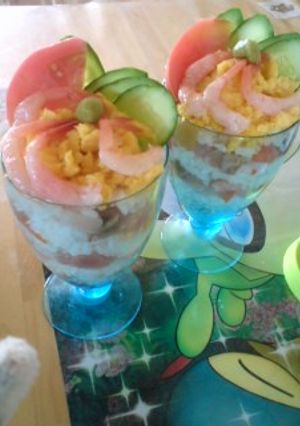 チラシ寿司で簡単♪可愛い♪ライスパフェ♪-レシピのメイン写真