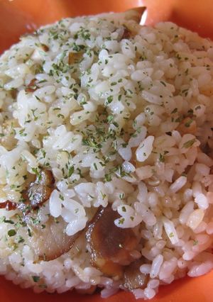ベーコンと椎茸のチャーハン-レシピのメイン写真
