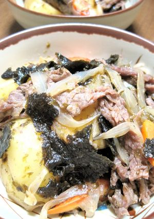 【魔界のご馳走】肉じゃがブラック-レシピのメイン写真