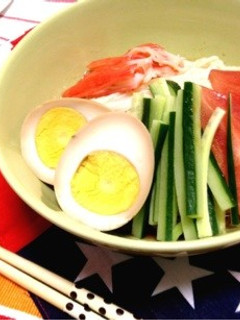 そうめんで冷やし中華。-レシピのメイン写真