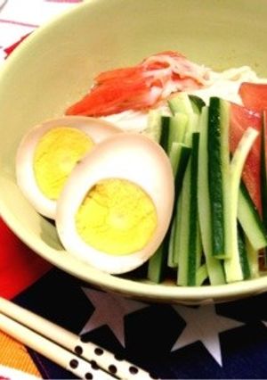 そうめんで冷やし中華。-レシピのメイン写真