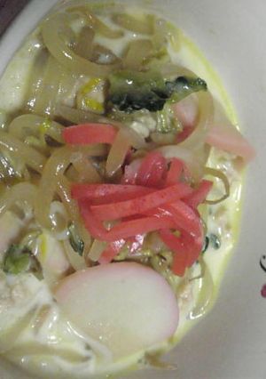 冷やし豆乳麺♪-レシピのメイン写真
