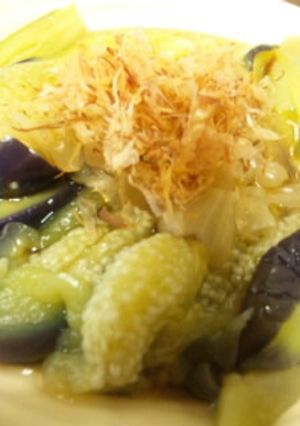 食べすぎ注意？！なすそうめん-レシピのメイン写真