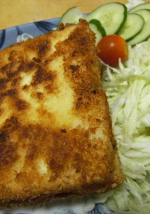 ボリューム満点☆豆腐のハムチーズカツ-レシピのメイン写真