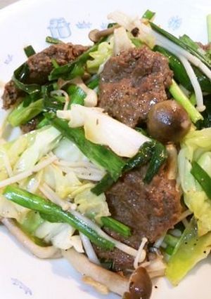 冷蔵庫整理★　半端野菜でしっかり野菜炒め-レシピのメイン写真