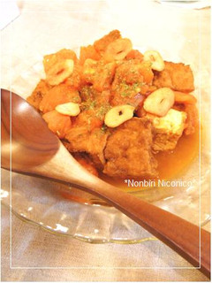 厚揚げとトマトのカレーソテー♡-レシピのメイン写真