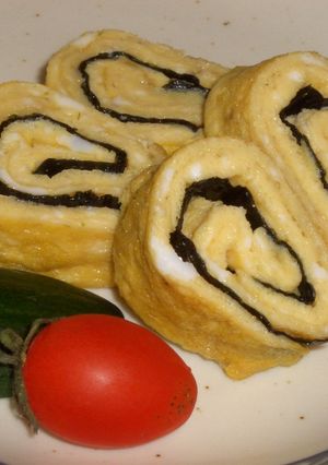 フライパンで!卵1個分の卵焼き♪-レシピのメイン写真