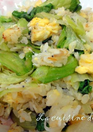 パラッと☆レタスとちりめんのチャーハン-レシピのメイン写真