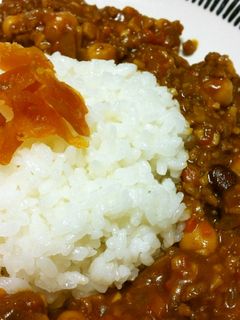 マイタケとひき肉のドライカレー-レシピのメイン写真