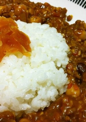 マイタケとひき肉のドライカレー-レシピのメイン写真
