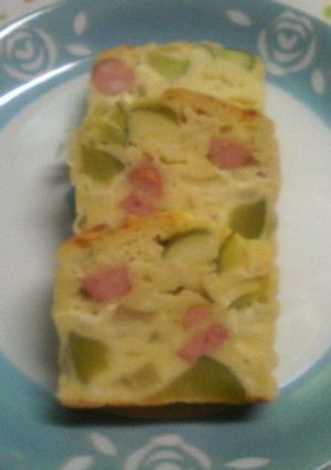 ズッキーニで☆簡単ケークサレ♪-レシピのメイン写真