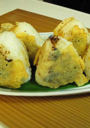 チーズ焼き 味噌おにぎり -レシピのメイン写真