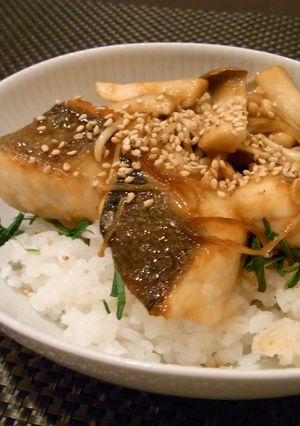 お魚照り焼き丼-レシピのメイン写真