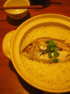 土鍋で鯛めし-レシピのメイン写真