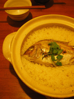 土鍋で鯛めし-レシピのメイン写真