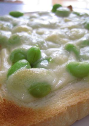 ずんだ豆のチーズトースト-レシピのメイン写真
