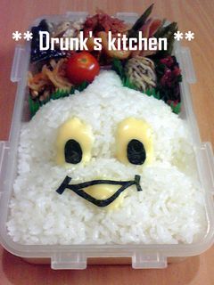 【お弁当】 ☆ミシュランマン弁当☆-レシピのメイン写真