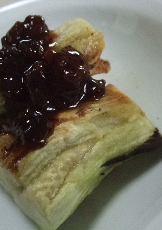焼き茄子のもろみ乗せ-レシピのメイン写真
