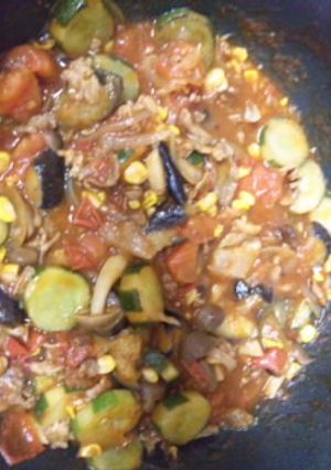 夏野菜のラタトゥイユ風カレー-レシピのメイン写真
