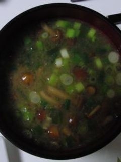 ナメコ味噌汁-レシピのメイン写真