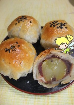 小っちゃいけどずっしり!!丸ごと栗パイ♪-レシピのメイン写真