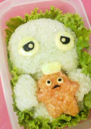 キャラ弁 ガチャピン＆ムック-レシピのメイン写真
