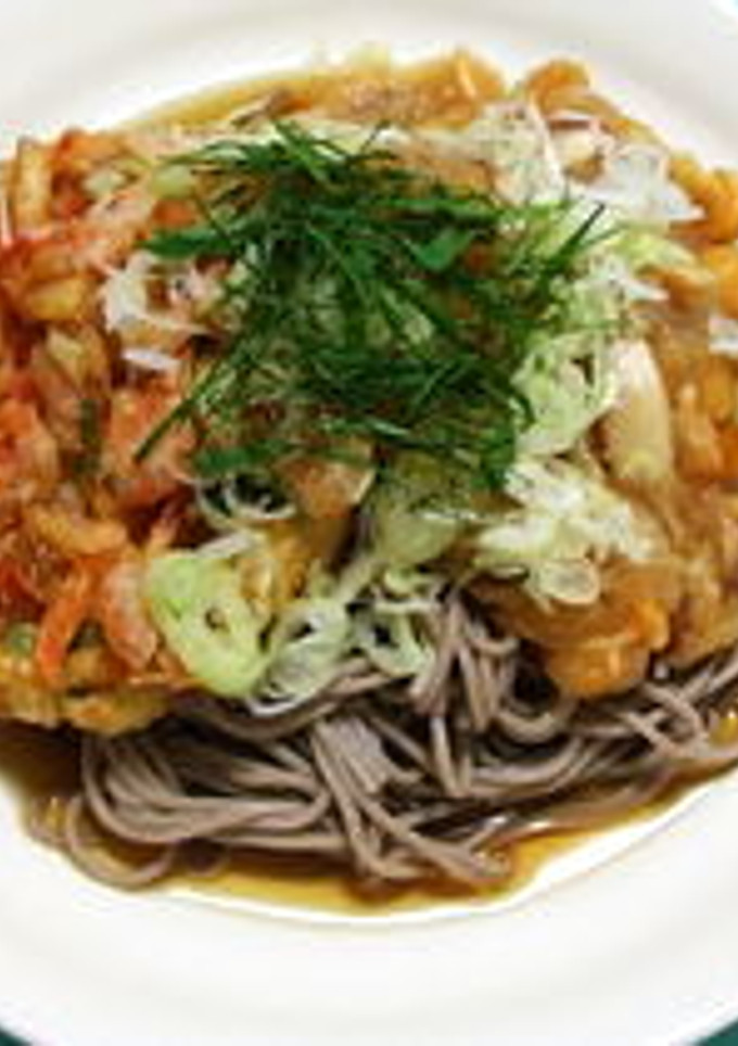 ちょっと手伝いかき揚げ冷そば-レシピのメイン写真
