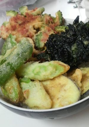 野菜だけの♪野菜のための♪彩り天丼♪-レシピのメイン写真