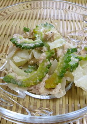 ゴーヤとキャベツのマヨサラダ-レシピのメイン写真