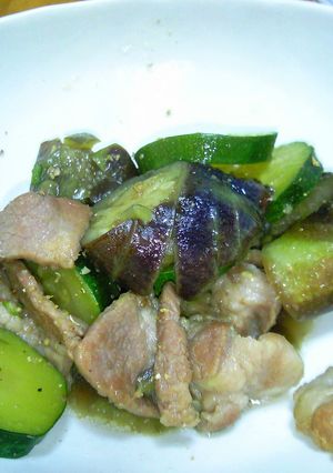 なすと豚肉のめんつゆ山椒煮-レシピのメイン写真