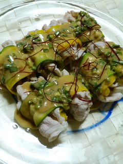 豚とズッキーニの冷しゃぶ-レシピのメイン写真