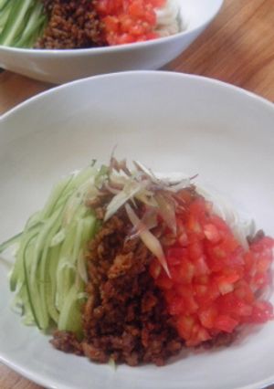 ぶっかけ坦々(タンタン)素麺-レシピのメイン写真