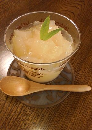 グレープフルーツジュースで爽やかジュレ♪-レシピのメイン写真