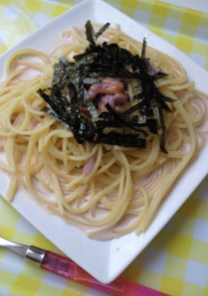 ☆うちの塩辛クリームパスタ☆-レシピのメイン写真