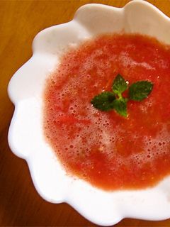 おすすめ絶品!夏は♥冷やしトマトスープ-レシピのメイン写真