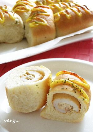 ルクエで焼こう♪フワフワちくわパン-レシピのメイン写真