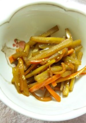 根菜きんぴら-レシピのメイン写真